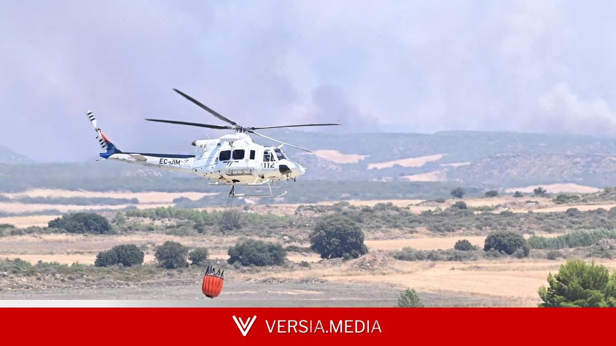 Última hora de los incendios en España: el fuego de Zaragoza se recrudece y la superficie quemada alcanza ya las 12.000 hectáreas
