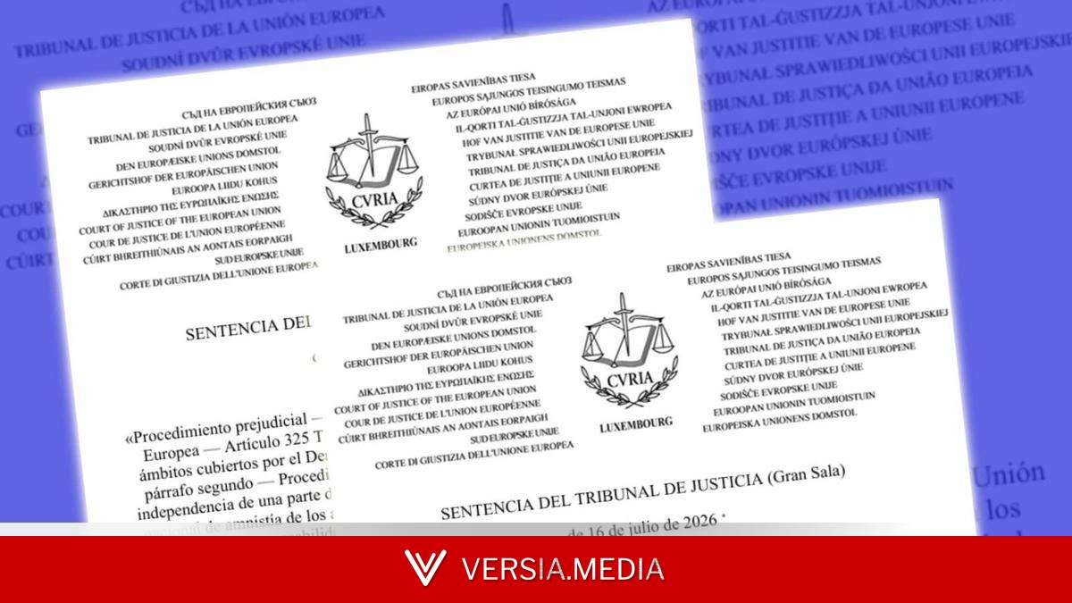 DOCUMENTO | Consulta la sentencia del TJUE sobre la ley de amnistía