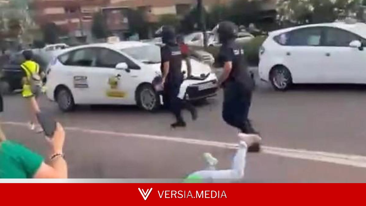 El atestado policial justifica la agresión por la espalda del antidisturbios a la profesora en la huelga valenciana: 