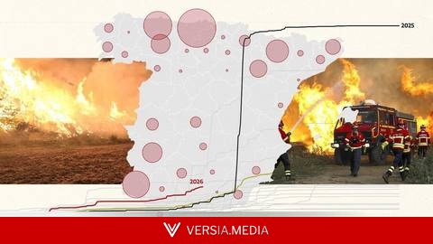 El mapa de los incendios activos en España en 2026: cómo avanzan y qué zonas se han quemado más