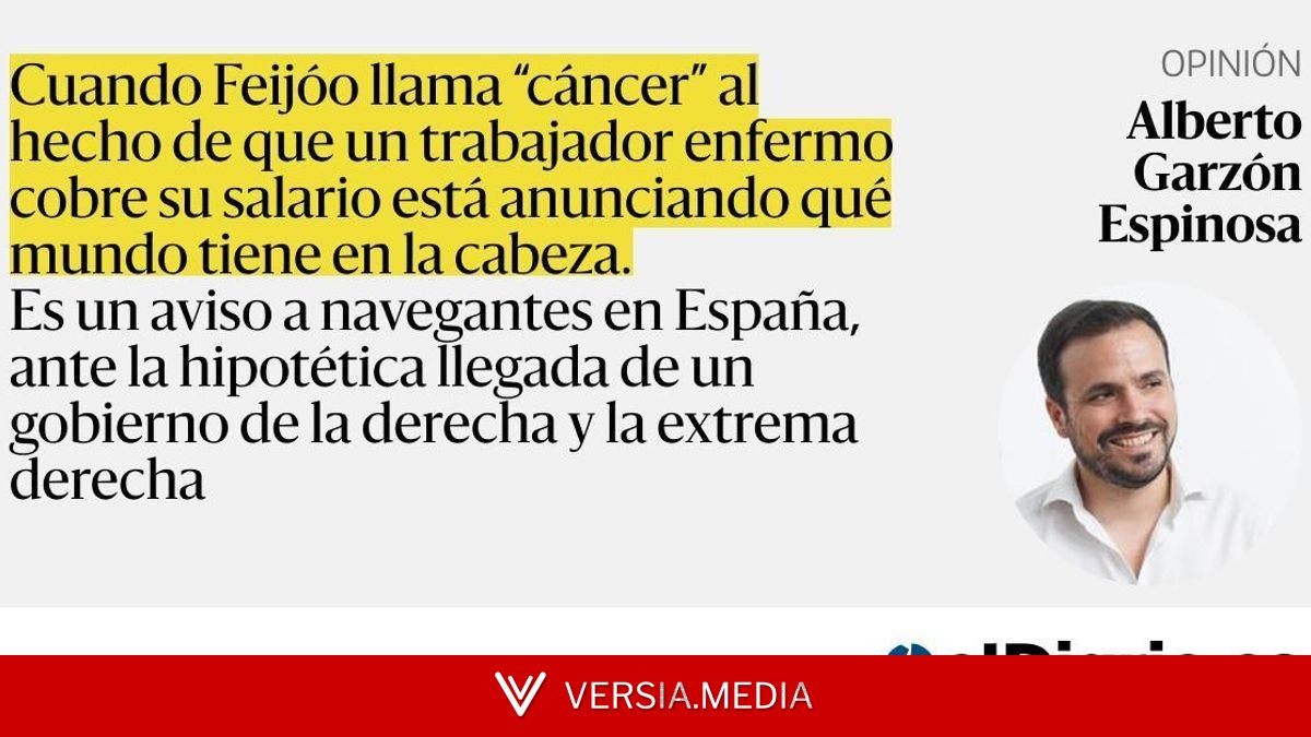 Feijóo contra el derecho a enfermar