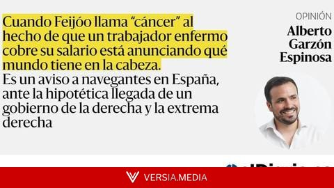 Feijóo contra el derecho a enfermar