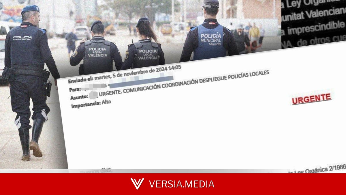El correo que desmiente el bulo del PP en el que acusó al Gobierno de limitar la colaboración de la Policía Local en la dana