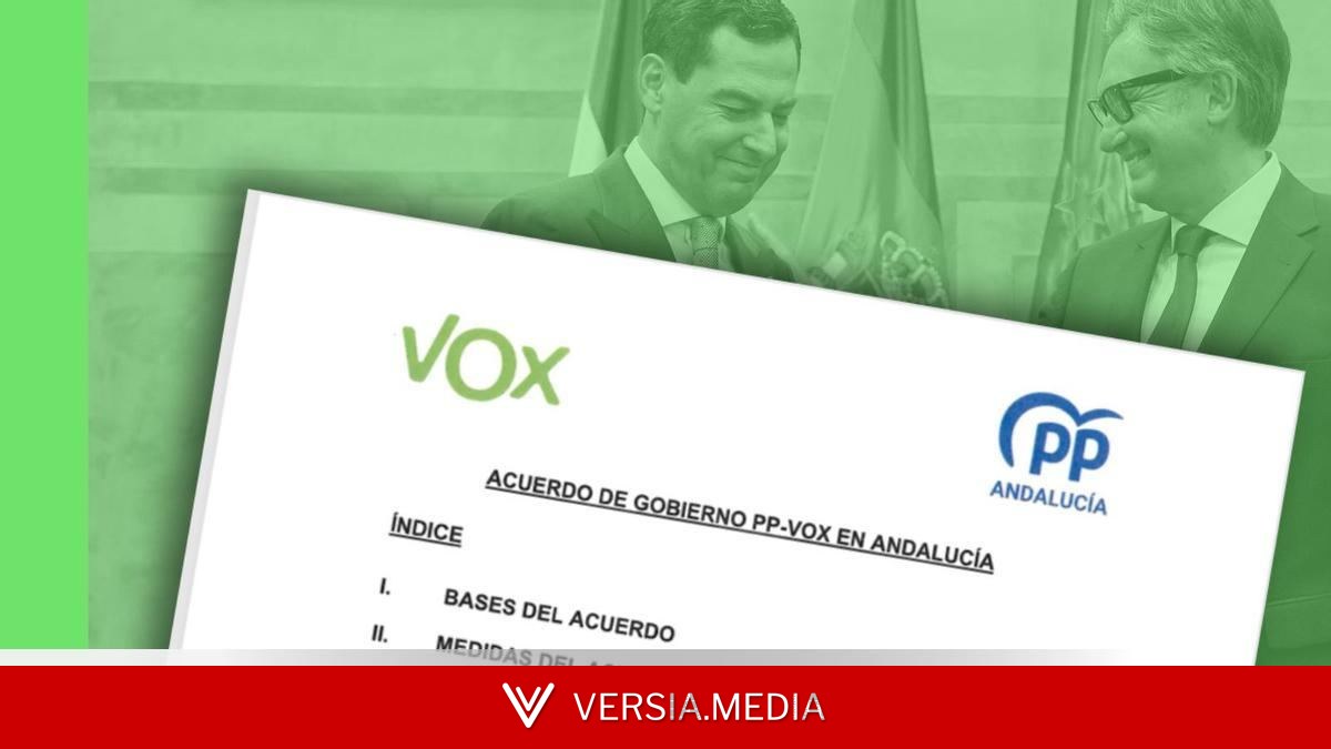 El pacto PP-Vox en Andalucía asume las tesis de la extrema derecha: 