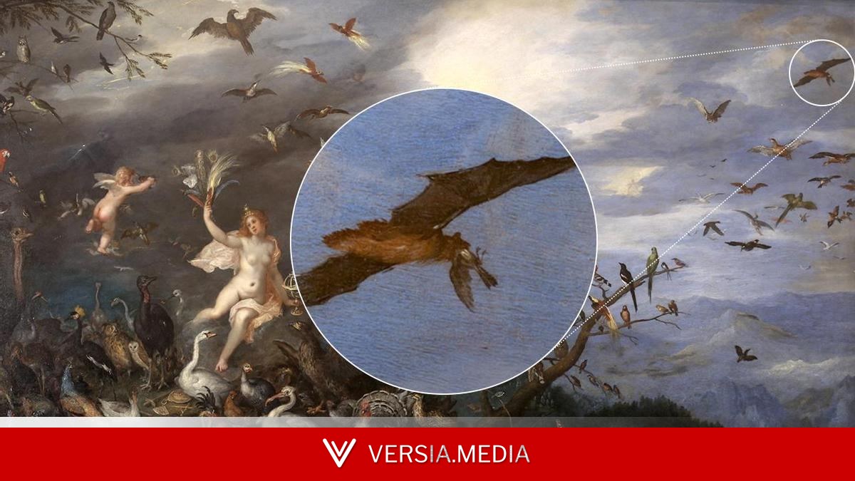 Un cuadro visionario: Brueghel se adelantó 400 años a la ciencia y pintó un murciélago 'gigante' cazando un pájaro